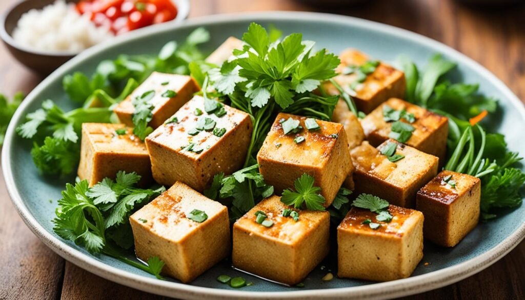 vegetarian stinky tofu